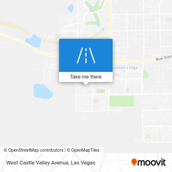 Mapa de West Castle Valley Avenue