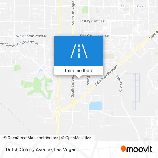 Dutch Colony Avenue map