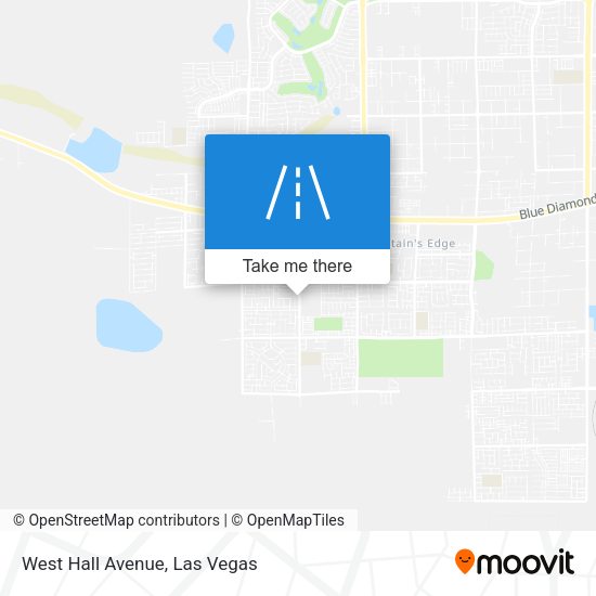 West Hall Avenue map