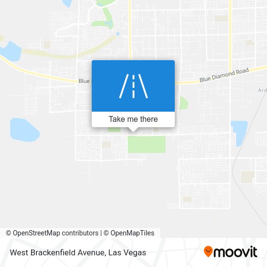West Brackenfield Avenue map