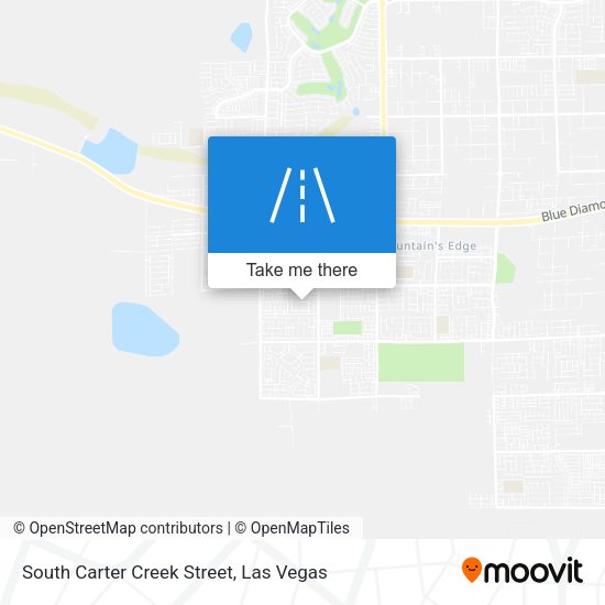 South Carter Creek Street map