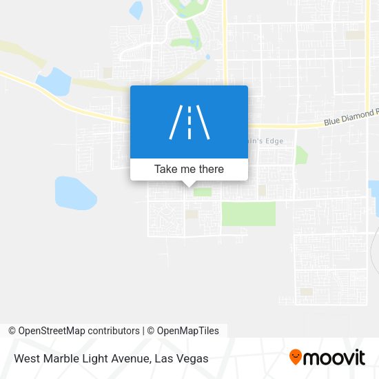 West Marble Light Avenue map