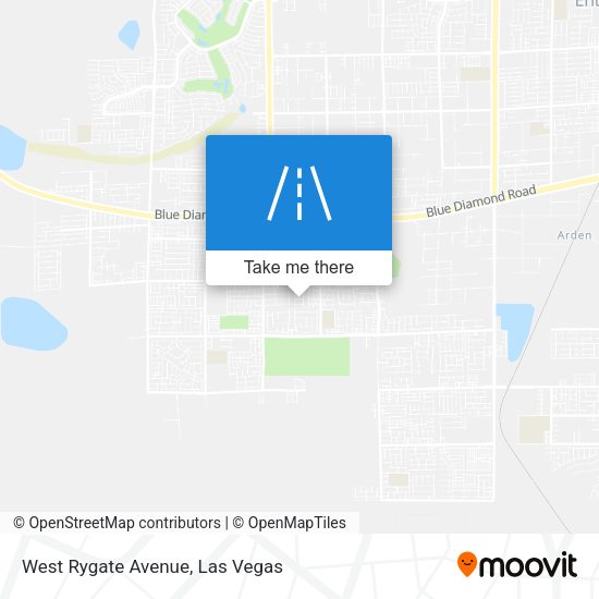 West Rygate Avenue map