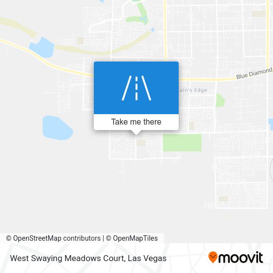 Mapa de West Swaying Meadows Court
