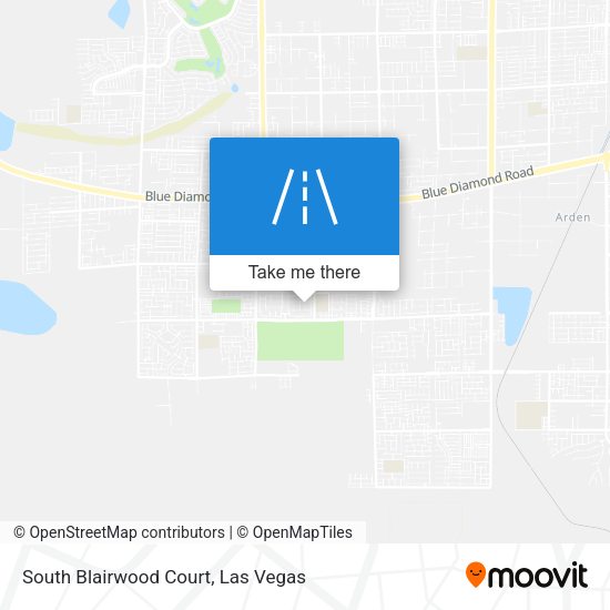 South Blairwood Court map