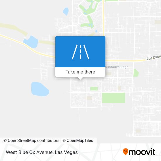 Mapa de West Blue Ox Avenue