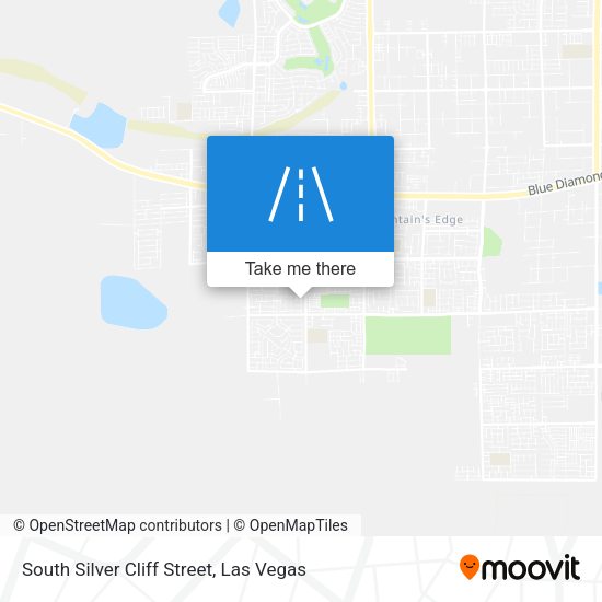 South Silver Cliff Street map