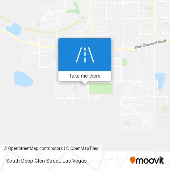 South Deep Glen Street map
