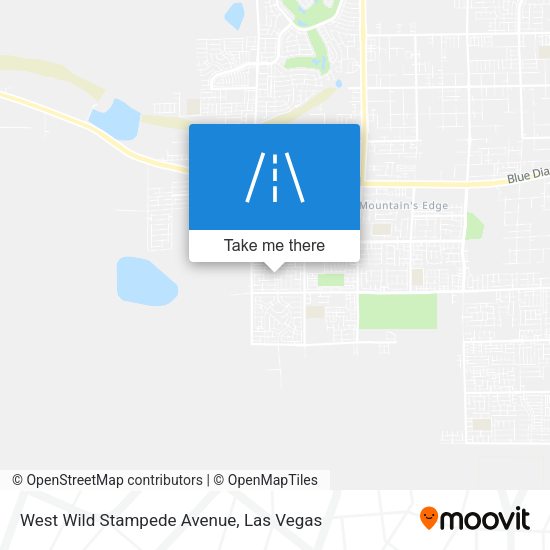 West Wild Stampede Avenue map