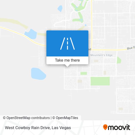 West Cowboy Rain Drive map