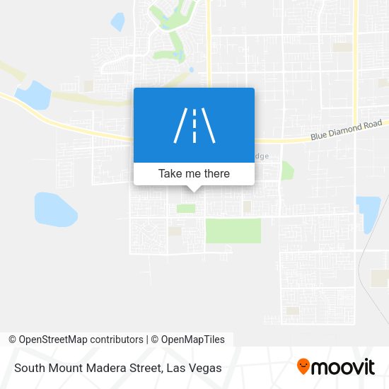 South Mount Madera Street map