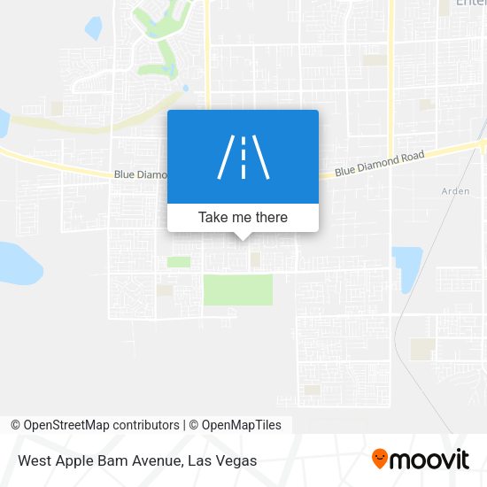 West Apple Bam Avenue map