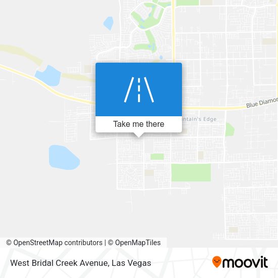 Mapa de West Bridal Creek Avenue