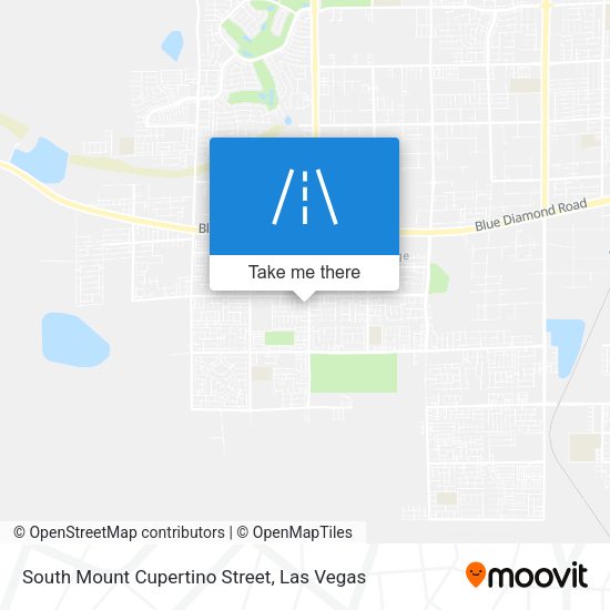 South Mount Cupertino Street map