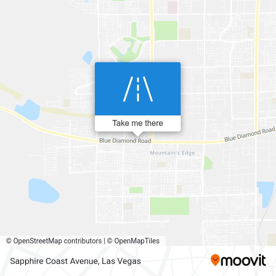 Mapa de Sapphire Coast Avenue