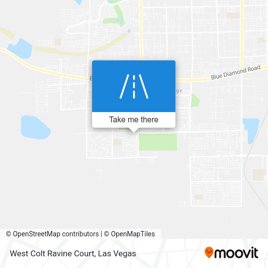 Mapa de West Colt Ravine Court