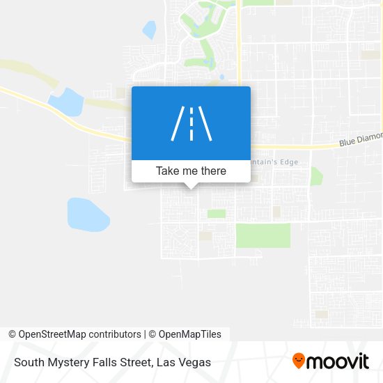 South Mystery Falls Street map