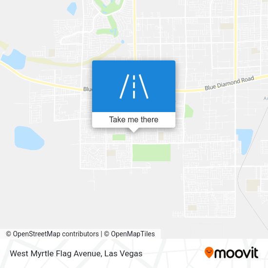Mapa de West Myrtle Flag Avenue