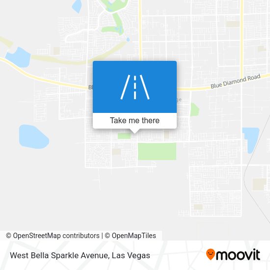 Mapa de West Bella Sparkle Avenue