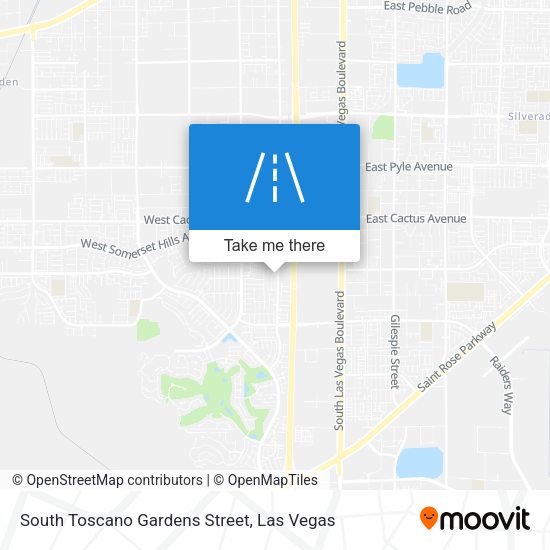 South Toscano Gardens Street map