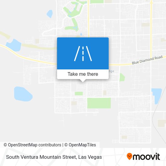 South Ventura Mountain Street map