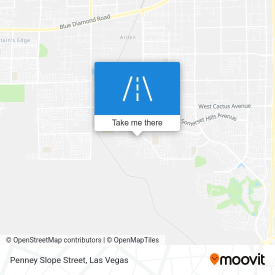 Penney Slope Street map