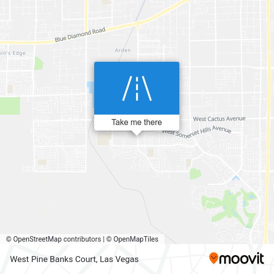 West Pine Banks Court map