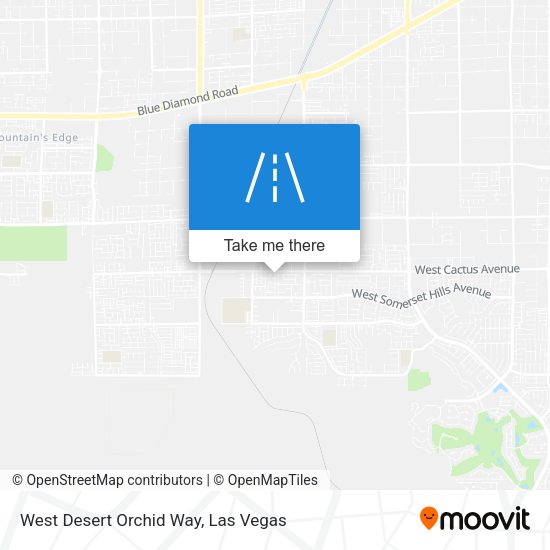 Mapa de West Desert Orchid Way