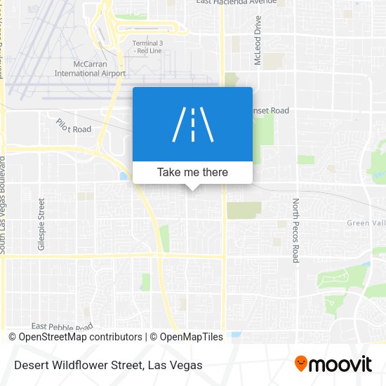 Desert Wildflower Street map