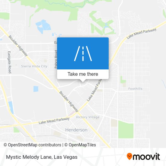Mystic Melody Lane map