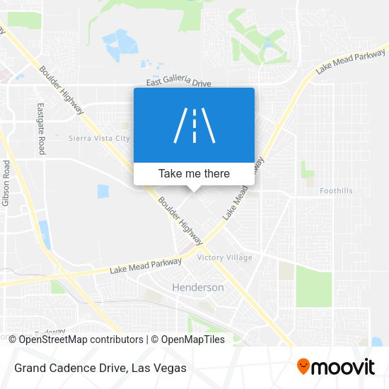 Grand Cadence Drive map