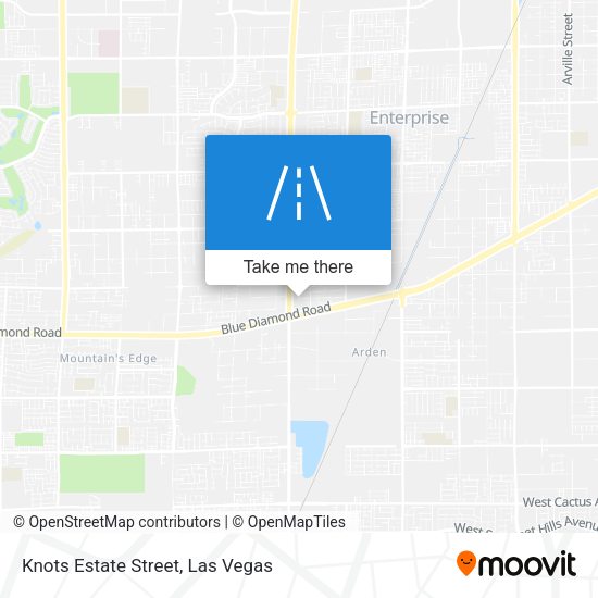 Mapa de Knots Estate Street