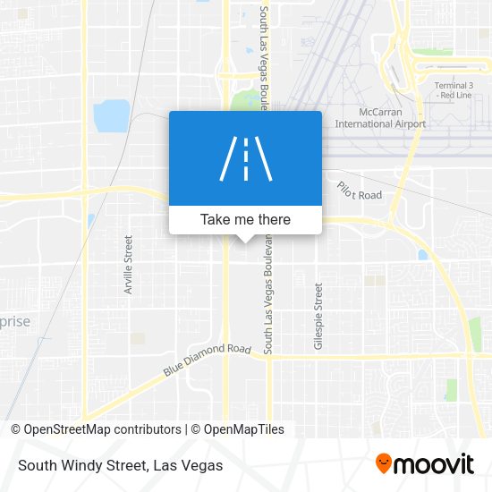 Mapa de South Windy Street