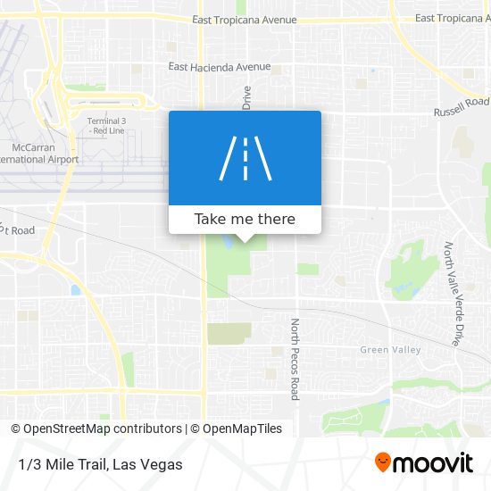 1/3 Mile Trail map