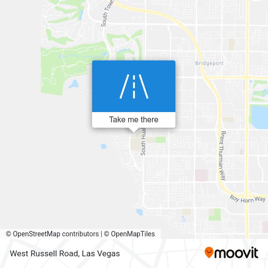 West Russell Road map