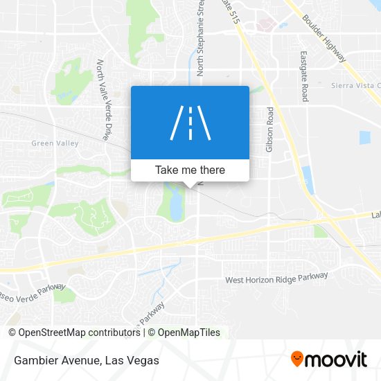 Mapa de Gambier Avenue