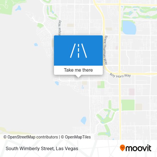 South Wimberly Street map