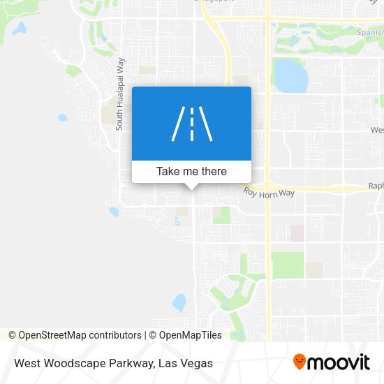 West Woodscape Parkway map