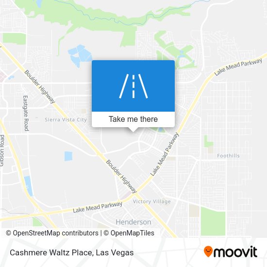 Cashmere Waltz Place map