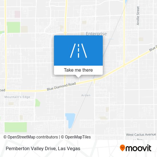 Pemberton Valley Drive map