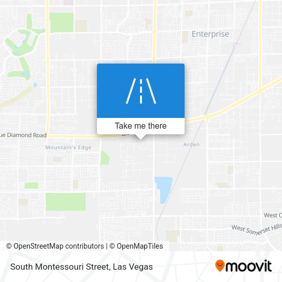 Mapa de South Montessouri Street