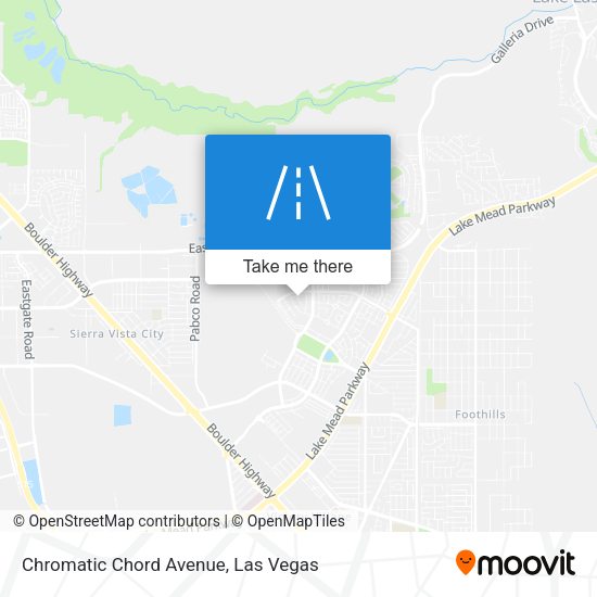 Mapa de Chromatic Chord Avenue