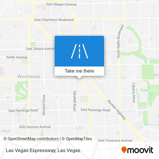 Mapa de Las Vegas Expressway