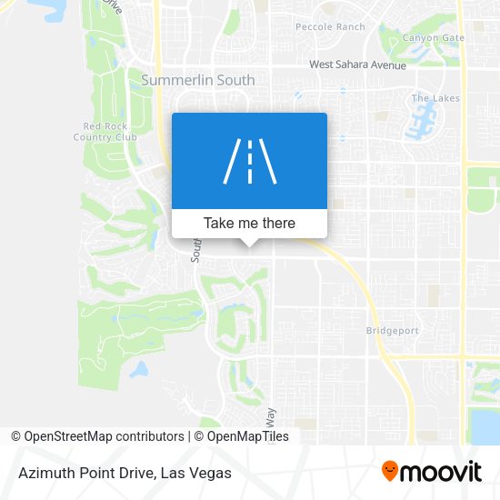 Mapa de Azimuth Point Drive