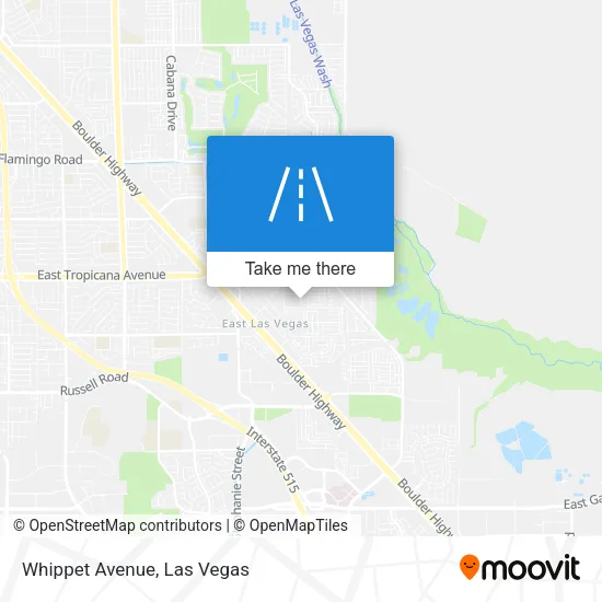 Whippet Avenue map