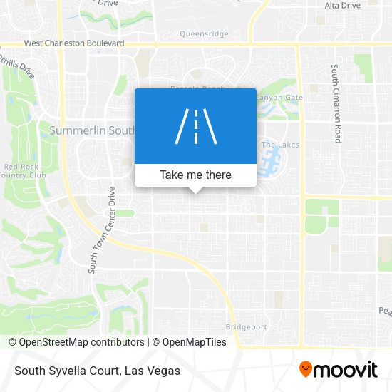 South Syvella Court map