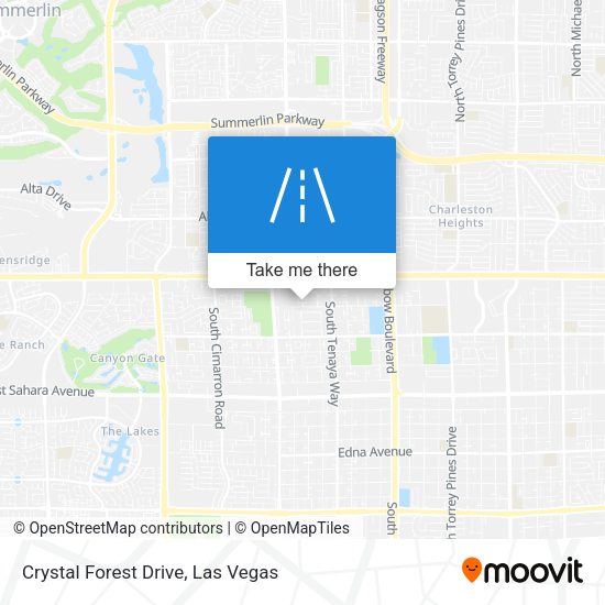 Mapa de Crystal Forest Drive