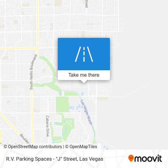 Mapa de R.V. Parking Spaces - "J" Street
