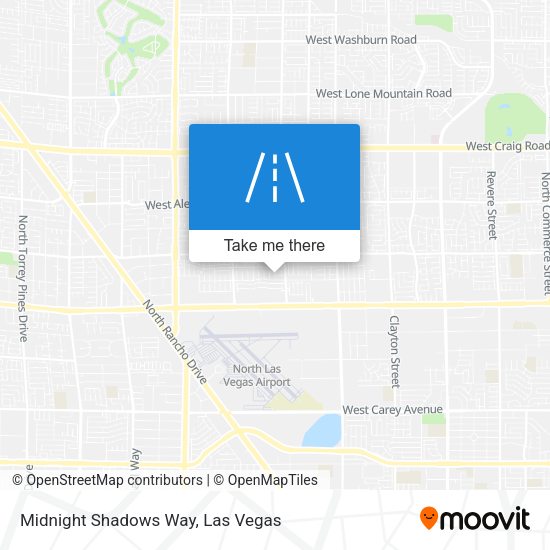 Midnight Shadows Way map