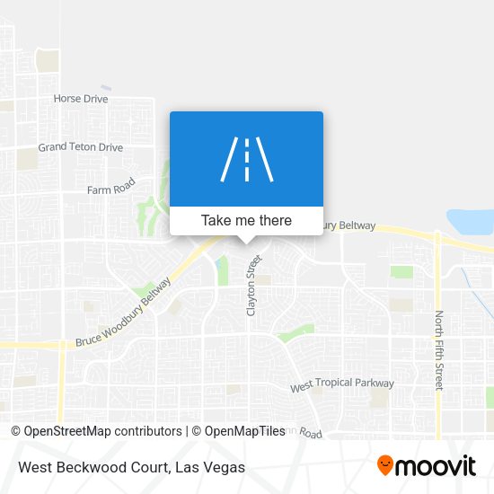 West Beckwood Court map